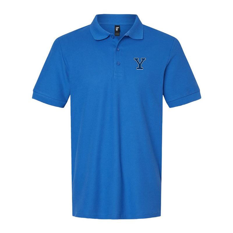 Men's Yale Bulldogs Gildan Hammer Pique Polo